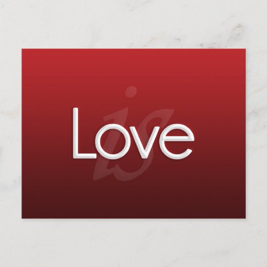 Love Isはがき ポストカード (正面)