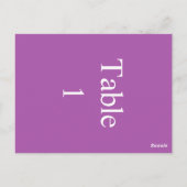 Love Is … オーダーメイド テキスト & カラー テーブル シーティング カード (裏面)