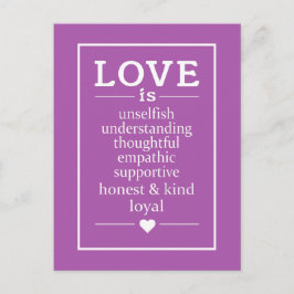 Love Is … オーダーメイド テキスト & カラー テーブル シーティング カード