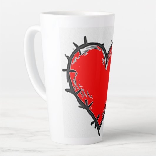 Love is  カフェラテマグ (左アングル)