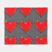 Love is フリースブランケット (正面(横))