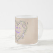 Love is.... フロストグラスマグカップ (正面右)