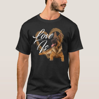 Love Is – 犬好き子犬オーナーペットブリーダー犬 Tシャツ