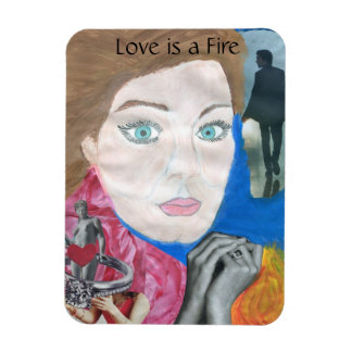 Love is a Fire ポップ・アートの Art Music Magnet マグネット