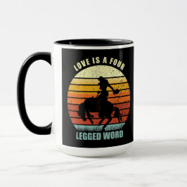 Love Is A Four Legged Word - 馬を愛する人 マグカップ