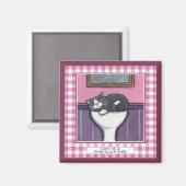 Love is a Posine Sink v.3 - Cat Magnet マグネット (正面/裏面)