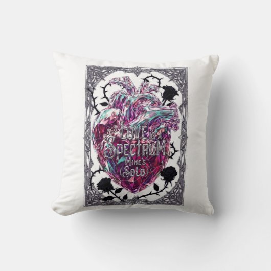 Love is a Spectrum (Mine's Solo) Tシャツ クッション (正面)