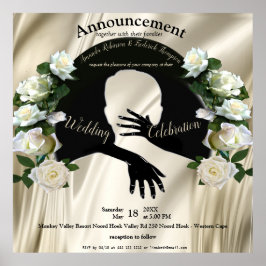 Love is All there's 結婚 Announcement ポスター