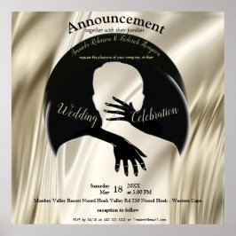 Love is All there's 結婚 Announcement ポスター