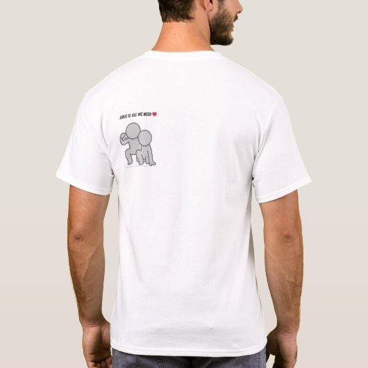 Love is all we need tシャツ (裏面)