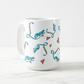 Love is all you need! コーヒーマグカップ (正面左)