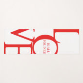 Love is all you need ヨガマット (正面(横))