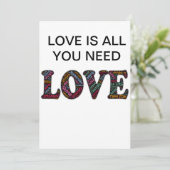 Love Is All You Need 招待状 (スタンド正面)