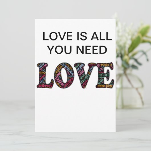 Love Is All You Need 招待状 (スタンド正面)