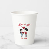 Love Is All You Need 紙コップ (正面)