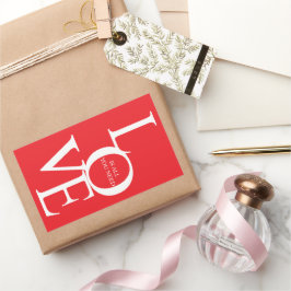 Love is all you need 長方形シール