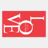 Love is all you need 長方形シール (正面)