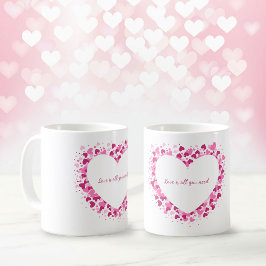 Love Is All You Need Heart Frame Mug コーヒーマグカップ