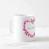 Love Is All You Need Heart Frame Mug コーヒーマグカップ (正面左)