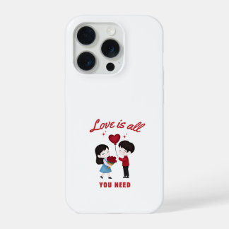 Love Is All You Need iPhone 15 Proケース