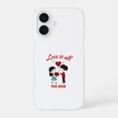Love Is All You Need iPhone 16ケース (裏面)