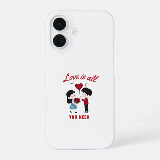 Love Is All You Need iPhone 16ケース (裏面)