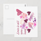 Love is all you need quote ポストカード (正面/裏面)