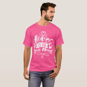 Love Is All You Need Romantic Quote T-Shirt Tシャツ (正面フル)