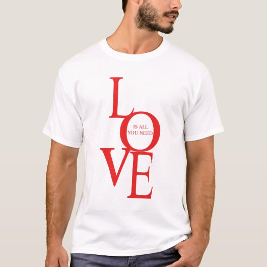 Love is all you need tシャツ (正面)