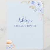 Love is Brewin He Said She Said Bridal Shower Game (裏面)