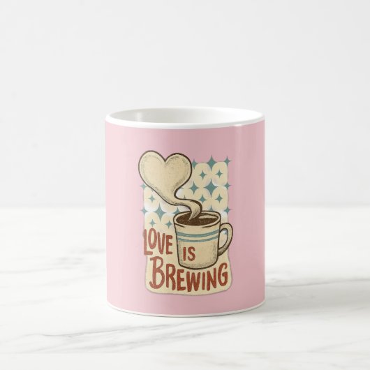 Love Is Brewing コーヒーマグカップ (中央)