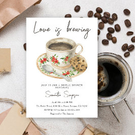 Love is brewing ブライダルシャワー 招待状