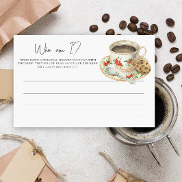 Love is brewing ブライダルシャワー Who am I ゲーム 便箋