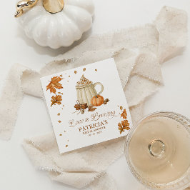 Love Is Brewing 紅葉の花嫁シャワー スタンダードカクテルナプキン