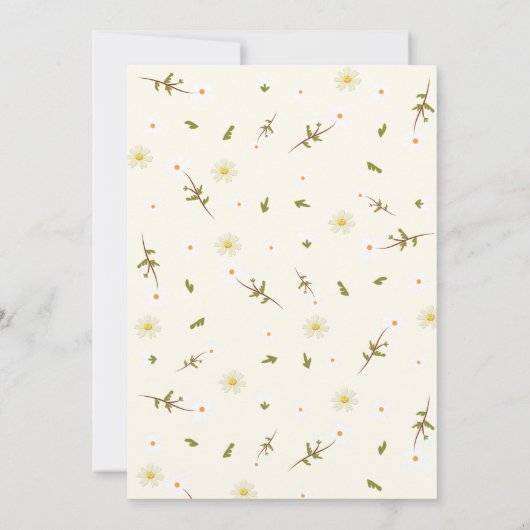 Love is Brewing Baby Shower Invitation – Coffee 招待状 (裏面)