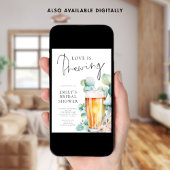 Love is Brewing Beer Bridal Shower 招待状