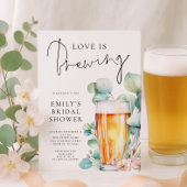 Love is Brewing Beer Bridal Shower 招待状