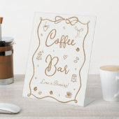 Love is Brewing Bridal Shower Coffee Bar 台座サイン (インサイチュ)