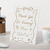 Love is Brewing Bridal Shower Favor  台座サイン (インサイチュ)