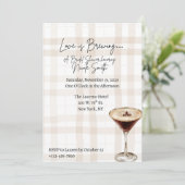 Love is Brewing Bridal Shower Invitation 招待状 (スタンド正面)