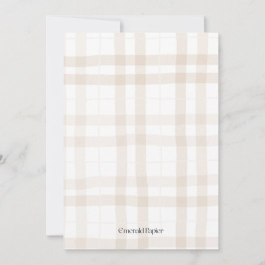 Love is Brewing Bridal Shower Invitation 招待状 (裏面)