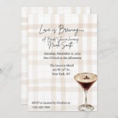 Love is Brewing Bridal Shower Invitation 招待状 (正面/裏面)