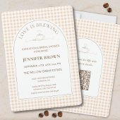Love Is Brewing Bridal Shower Invitation | Coffee  招待状