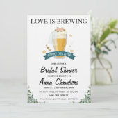 love is brewing bridal shower invitations 招待状 (スタンド正面)