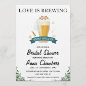love is brewing bridal shower invitations 招待状 (正面)