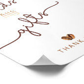 Love Is Brewing Bridal Shower Invitations & Decor ポスター (角)