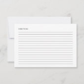 Love Is Brewing Bridal Shower Recipe Cards (裏面)