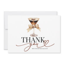 Love Is Brewing Bridal Shower Thank You Card