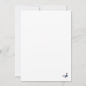 Love is Brewing Butterfly Bridal Shower Tea Party 招待状 (裏面)