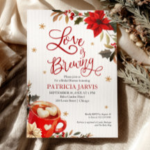 Love Is Brewing Christmas Bridal Shower 